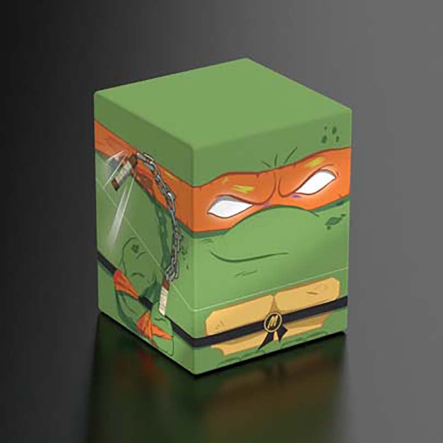 Squaroes TMNT Michelangelo Deck Box Holds 100+ Cards