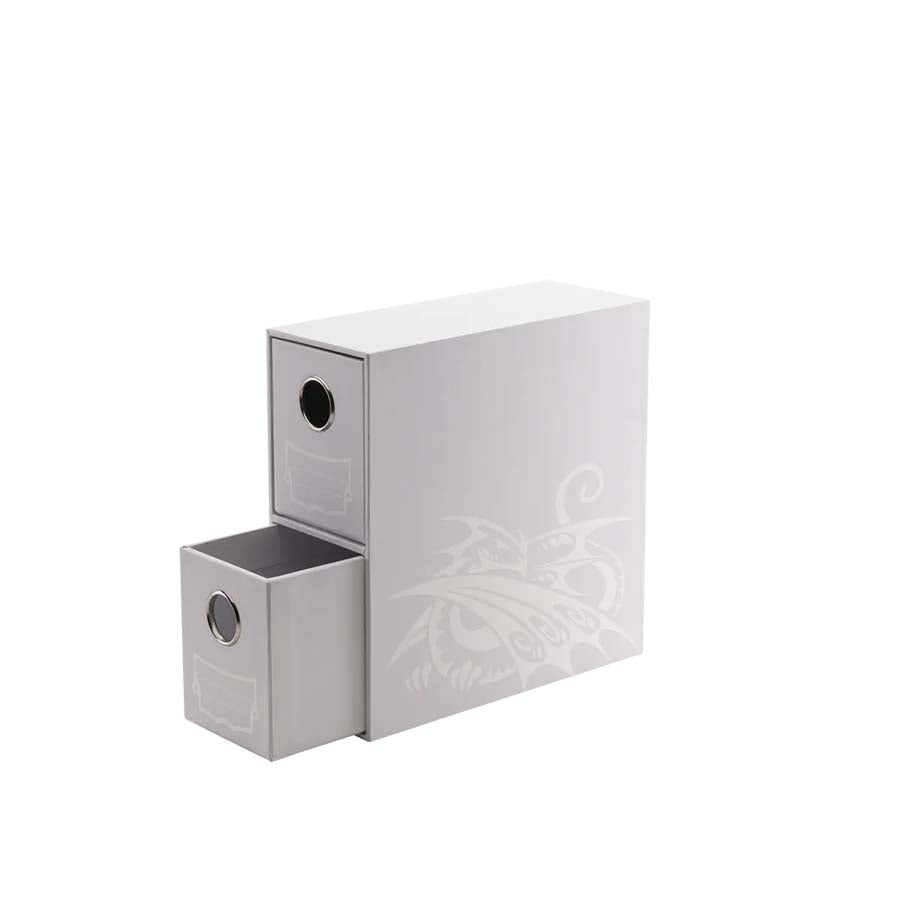 DRAGON SHIELD: FORTRESS CARD DRAWERS STORAGE: VERTICAL 2: WHITE