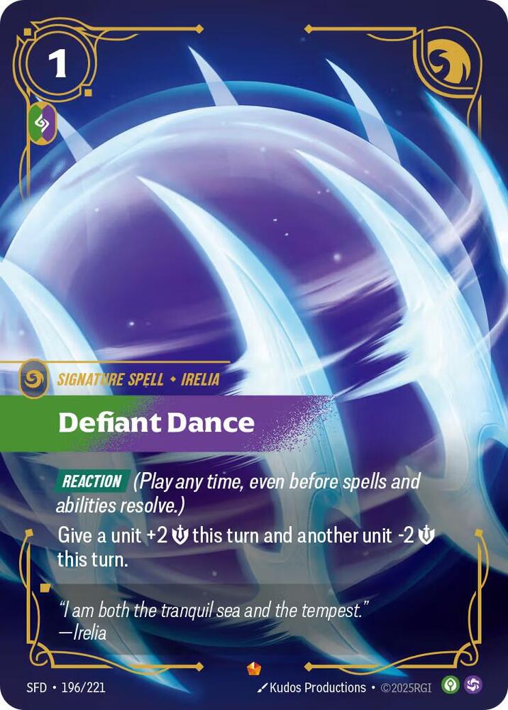 Riftbound: Defiant Dance: #196