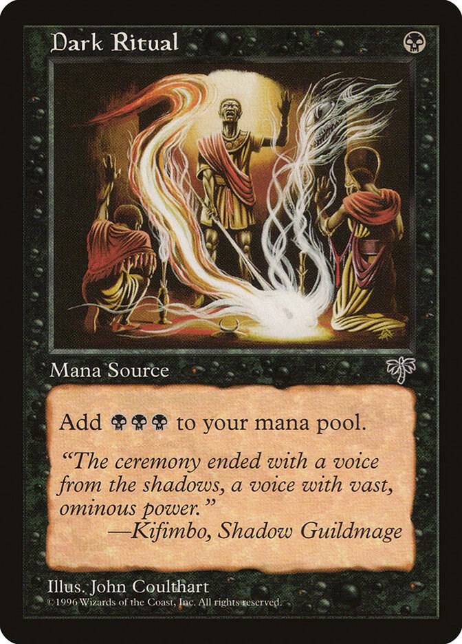 MTG: Dark Ritual: (Moderately Played)