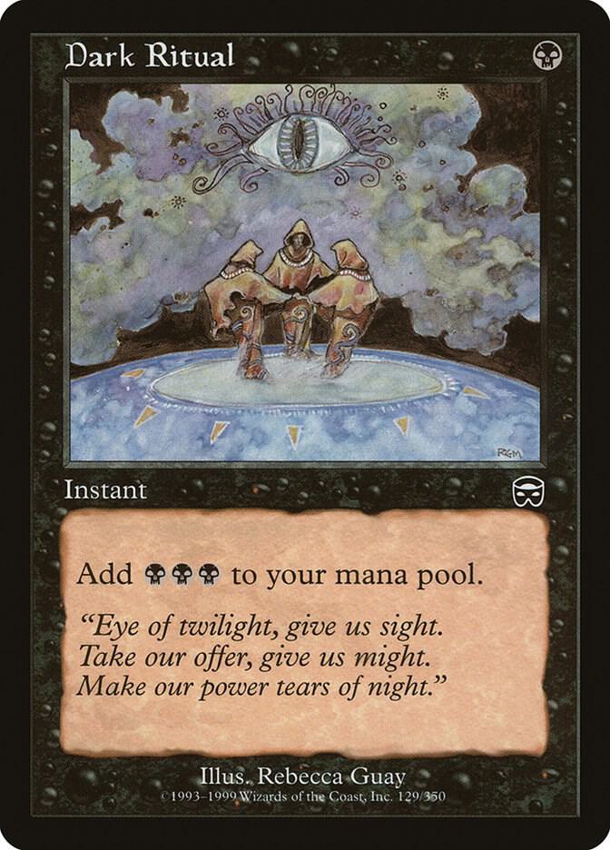 MTG: Dark Ritual: #129 (Lightly Played)
