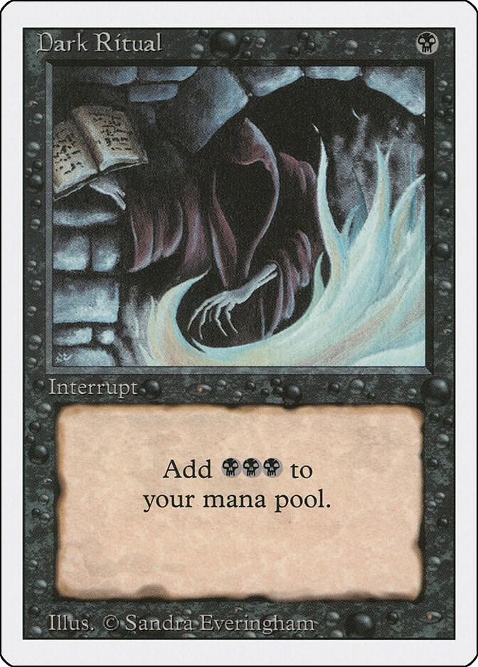 MTG: Dark Ritual: (Moderately Played)