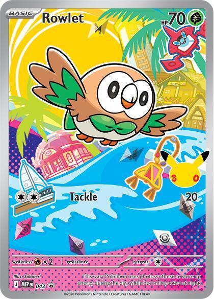 Pokemon: Rowlet: #43