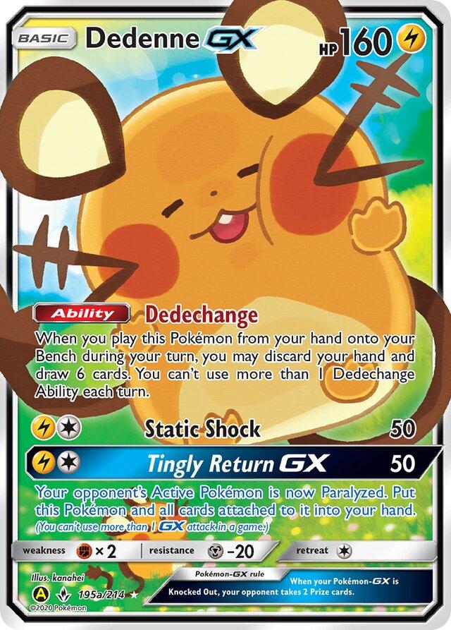 Pokemon: Dedenne GX: #195a