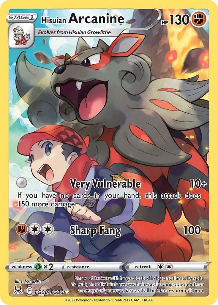 Pokemon: Hisuian Arcanine: #TG08