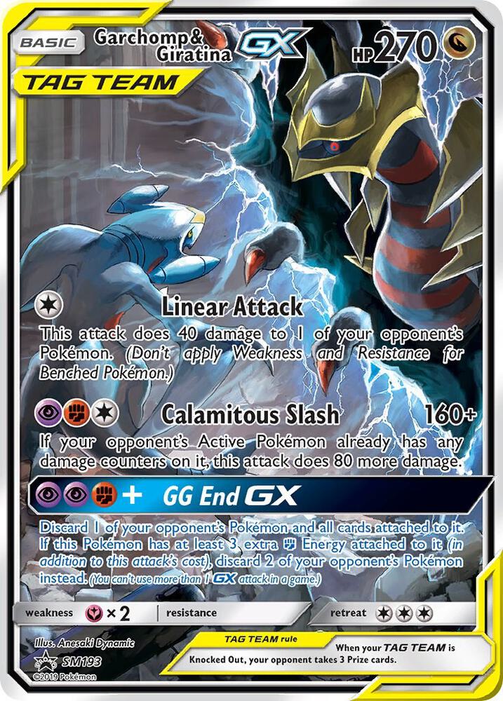 Pokemon: Garchomp & Giritina GX: #SM193 (Heavily Played)