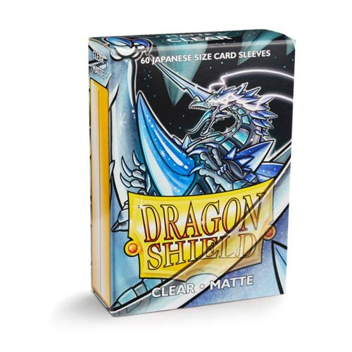 DRAGON SHIELD SLEEVES: JAPANESE MATTE CLEAR (BOX OF 60)