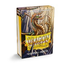 DRAGON SHIELD SLEEVES: JAPANESE MATTE COPPER (BOX OF 60)