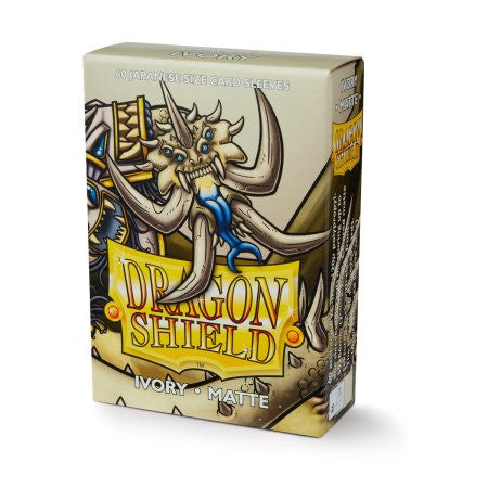 DRAGON SHIELD SLEEVES: JAPANESE MATTE IVORY (BOX OF 60)