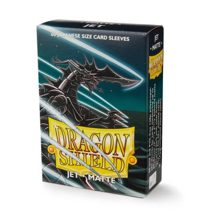 DRAGON SHIELD SLEEVES: JAPANESE MATTE JET (BOX OF 60)