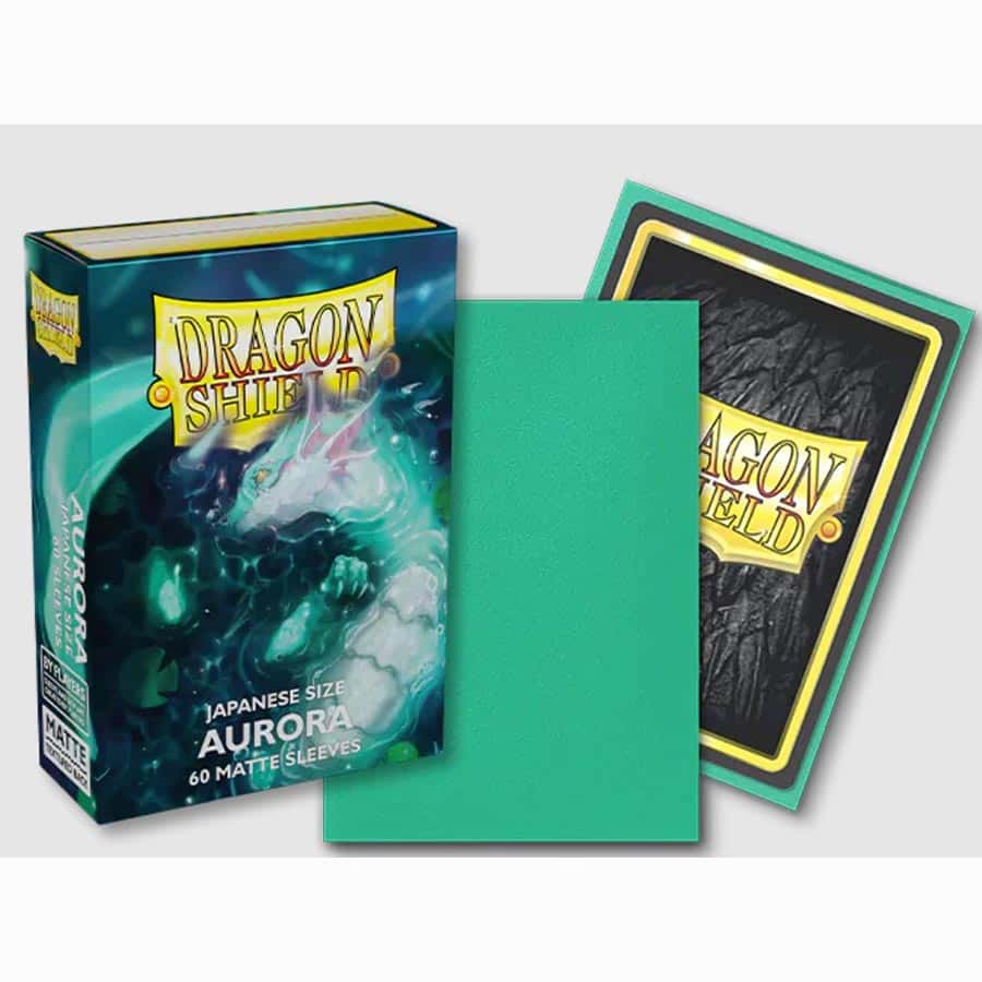 DRAGON SHIELD SLEEVES: MATTE JAPANESE: PLAYER'S CHOICE: AURORA (BOX OF 60)