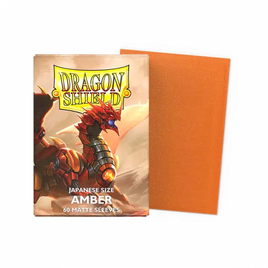 DRAGON SHIELD JAPANESE SLEEVES: MATTE: AMBER (60CT)