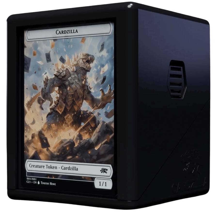 CARDZILLA: SHOWCASE 100 DECK BOX: BLACK