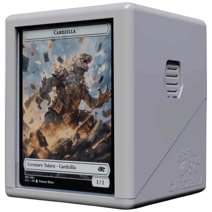 CARDZILLA: SHOWCASE 100 DECK BOX: WHITE