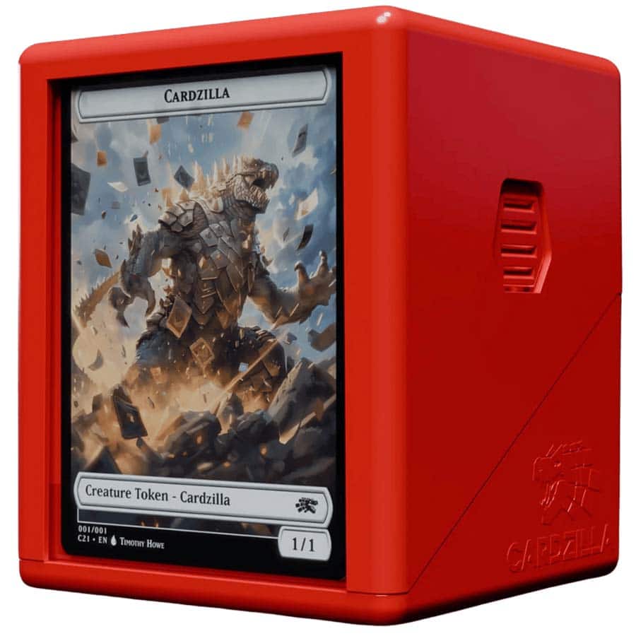 CARDZILLA: SHOWCASE 100 DECK BOX: RED