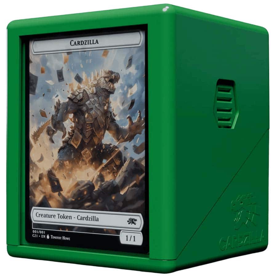 CARDZILLA: SHOWCASE 100 DECK BOX: GREEN