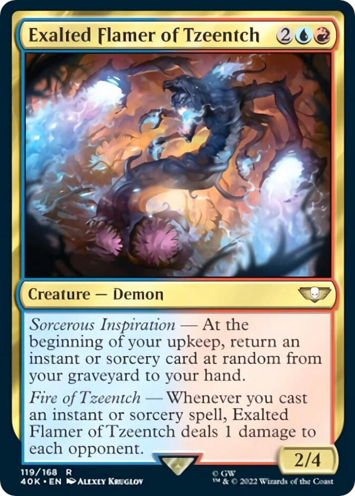 MTG: Exalted Flamer of Tzeentch: #119