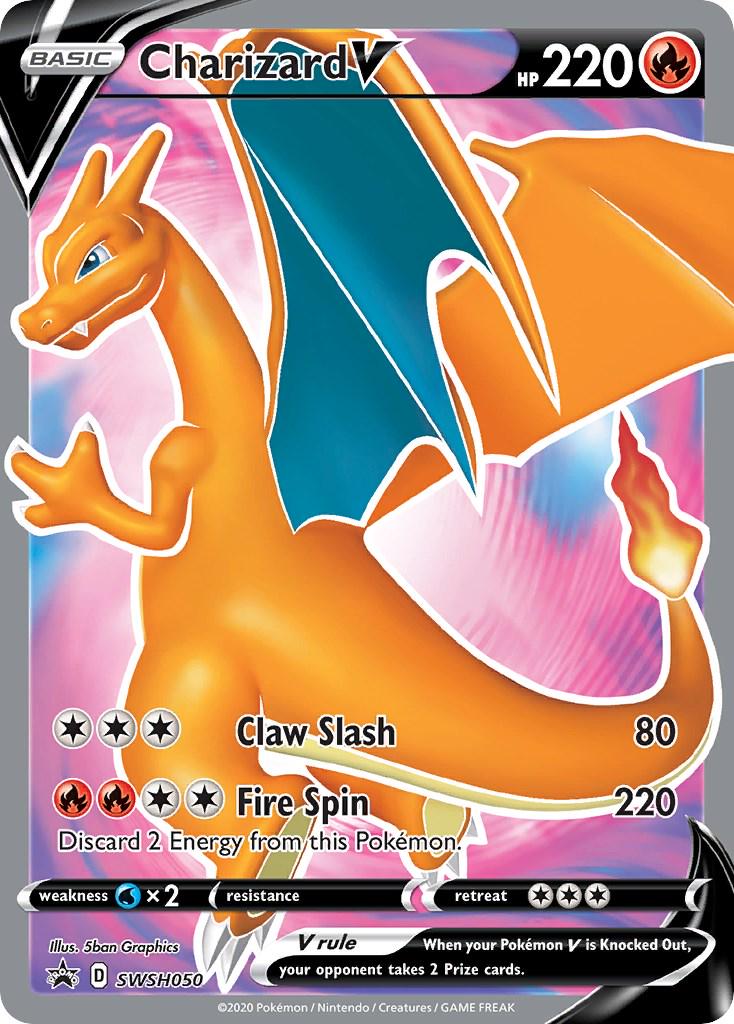 Pokemon: Charizard V: #SWSH050: CGC 10