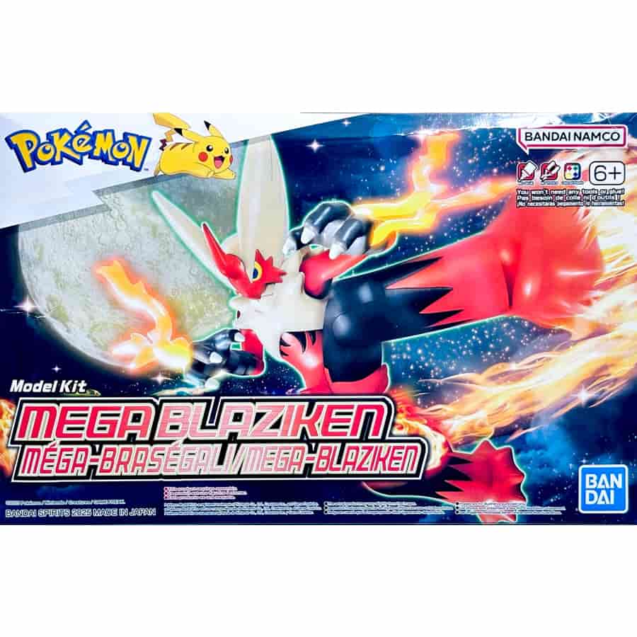BANDAI HOBBY: POKEMON MODEL KIT: MEGA BLAZIKEN (POKEPLA MODEL KIT)