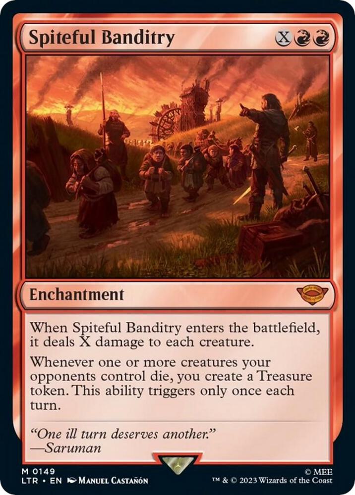 MTG: Spiteful Banditry: #149