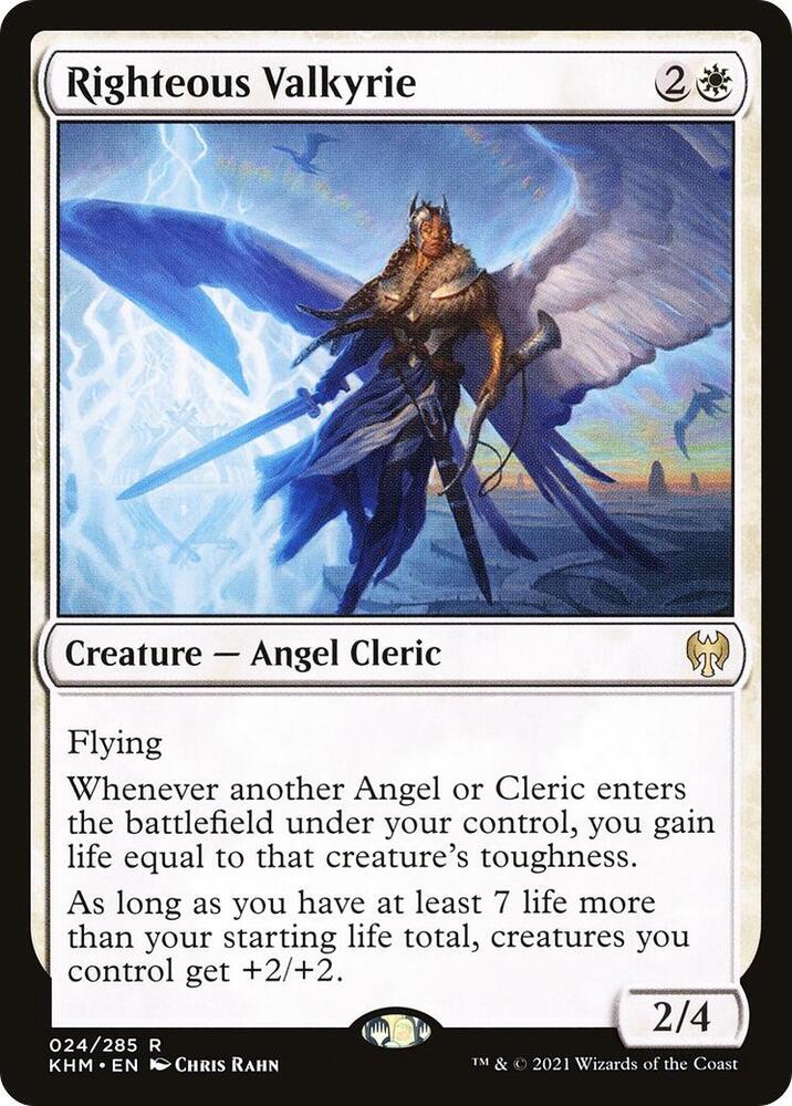 MTG: Righteous Valkyrie: #24