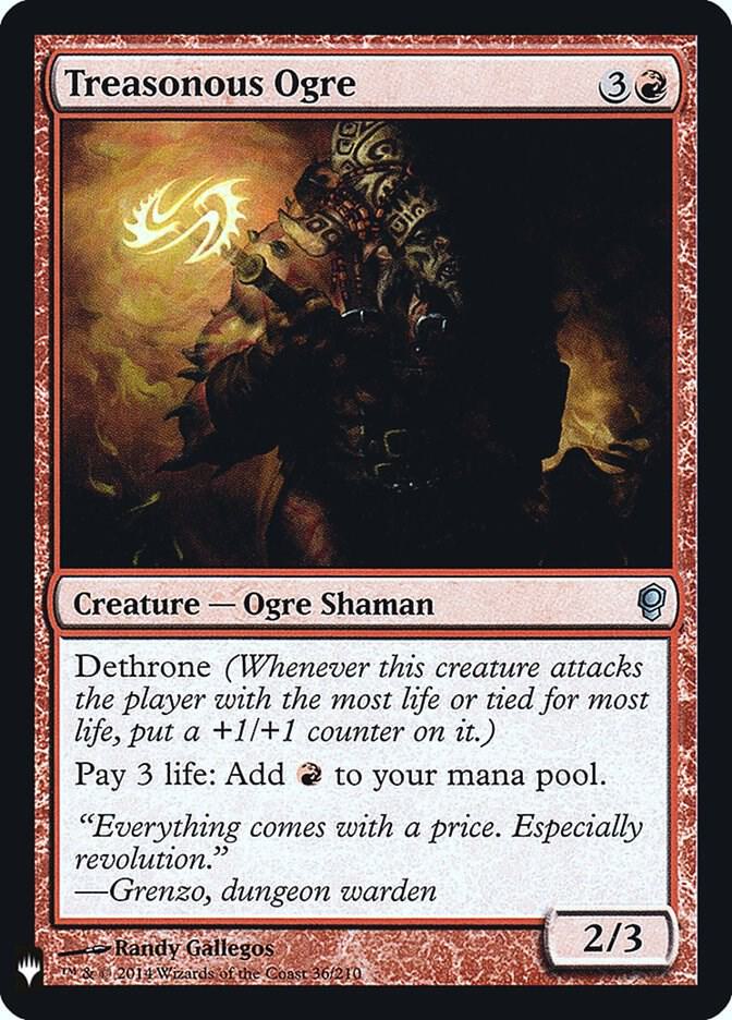 MTG: Treasonous Ogre: #36