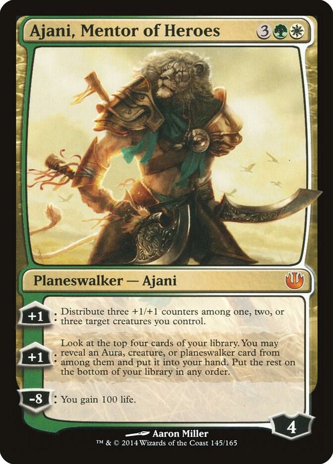MTG: Ajani, Mentor of Heroes: #145