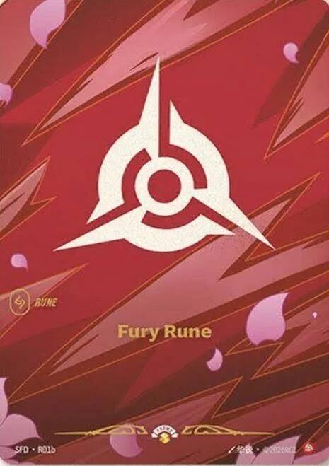 Riftbound: Fury Rune (SFD): R01b