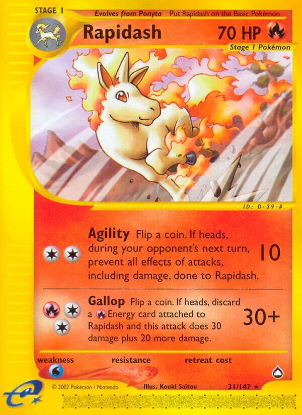 Pokemon: Rapidash: #31 (Heavily Played)