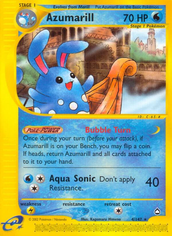 Pokemon: Azumarill: #4 (Heavily Played)