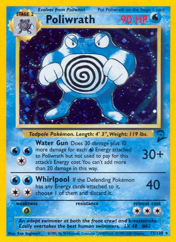 Pokemon: Poliwrath: #15 (Heavily Played)