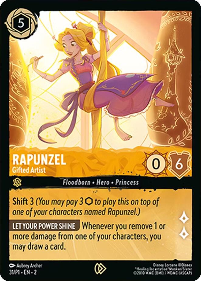 Lorcana: Rapunzel: Gifted Artist: #31