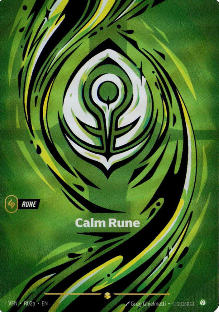 Riftbound: Calm Rune: #R02a