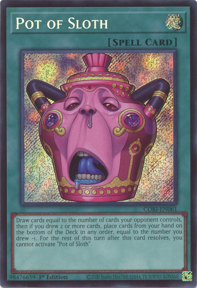 Yu-Gi-Oh: Pot of Sloth: #CORI-EN061