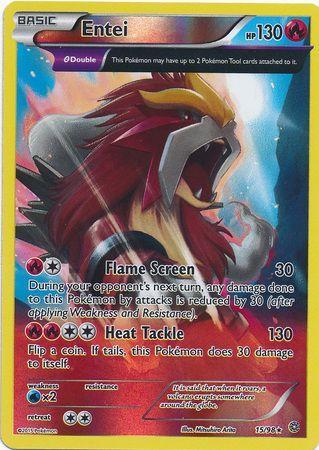 Pokemon: Entei: #15 (Heavily Played)