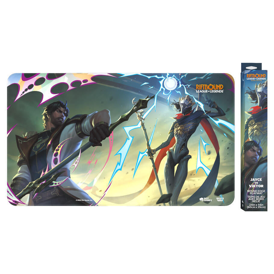 RIFTBOUND TCG: LEAGUE OF LEGENDS: SET 4 VENDETTA PLAYMAT 2 JAYCE VS VIKTOR