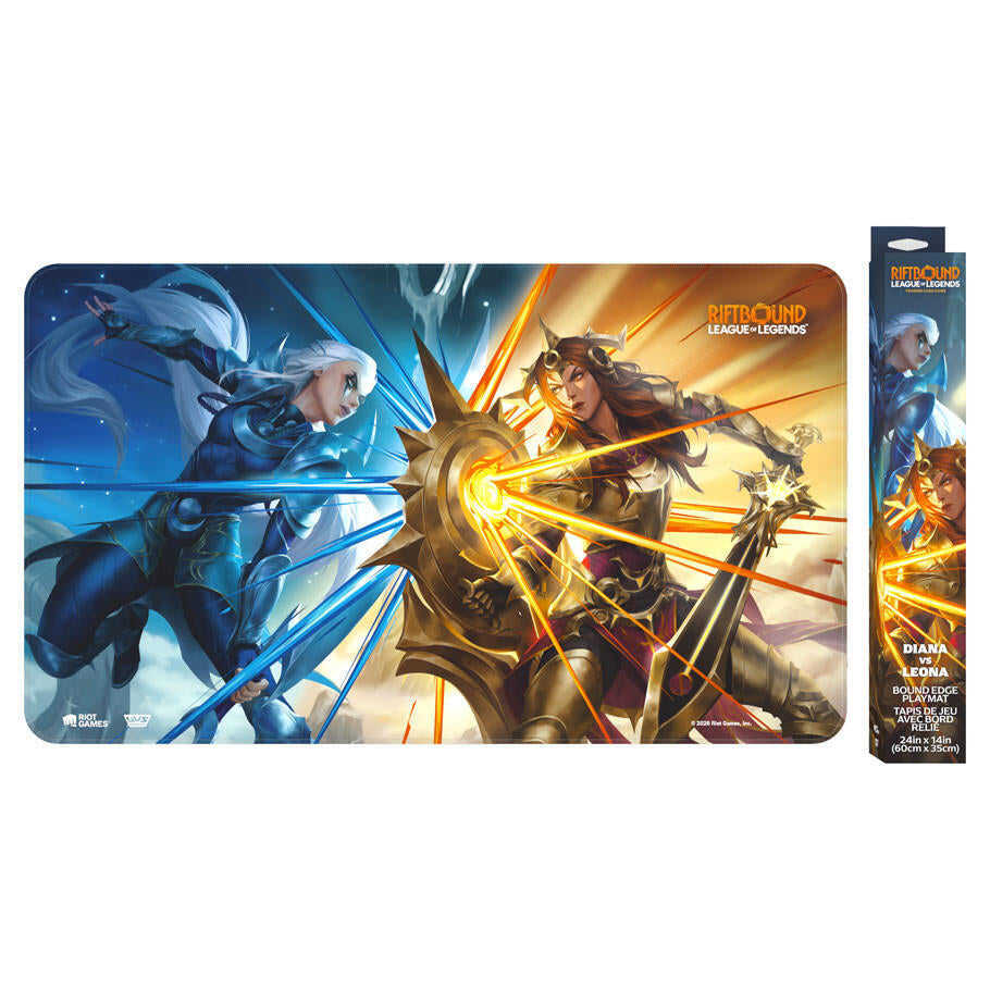 RIFTBOUND TCG: LEAGUE OF LEGENDS: SET 4 VENDETTA PLAYMAT 3 DIANA VS LEONA