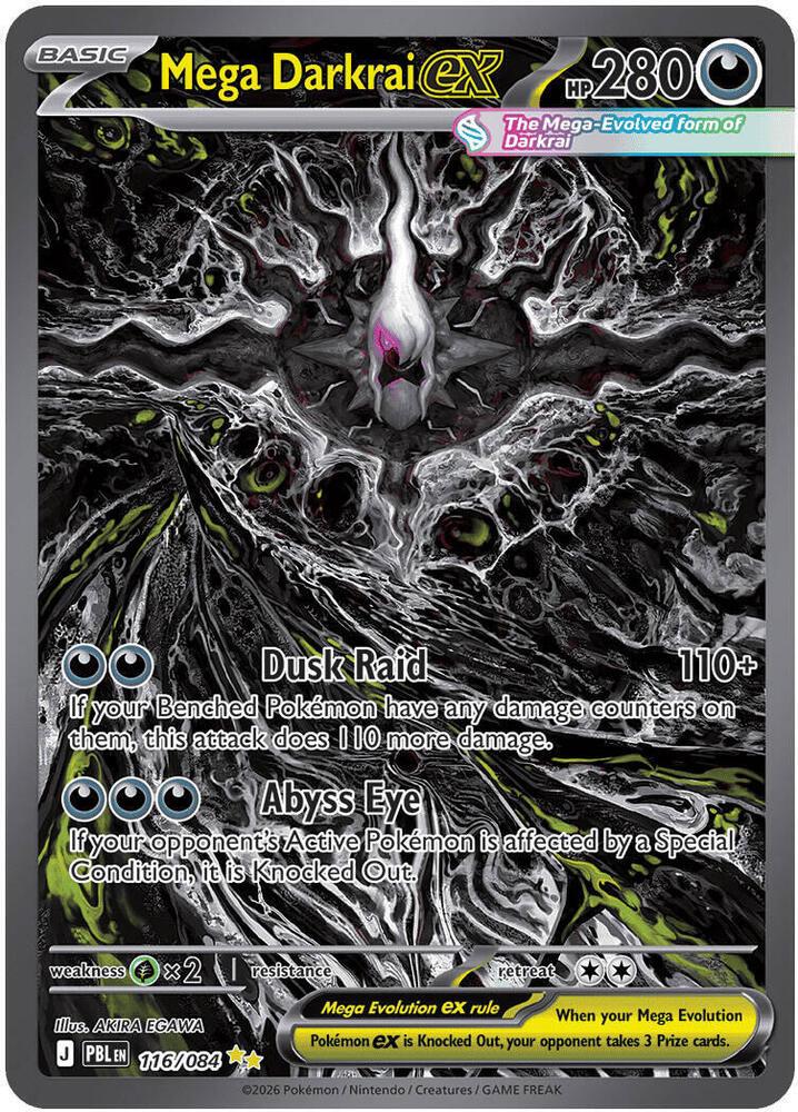 Pokemon: Mega Darkrai ex: #116