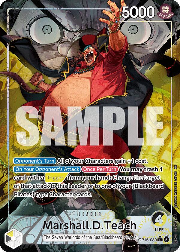 One Piece: Marshall.D.Teach: OP-16-080