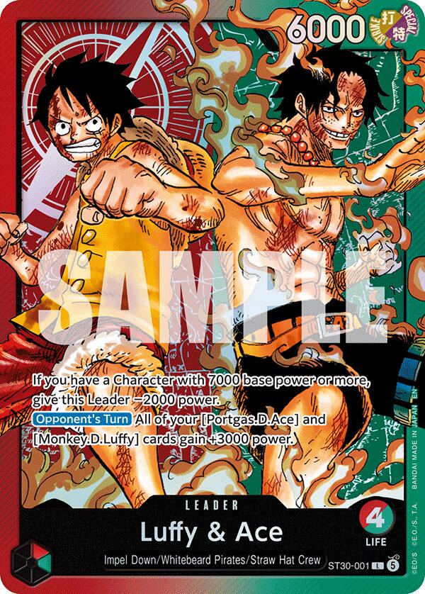 One Piece: Luffy & Ace: #ST30-001