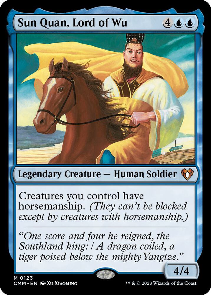 MTG: Sun Quan, Lord of Wu: #123