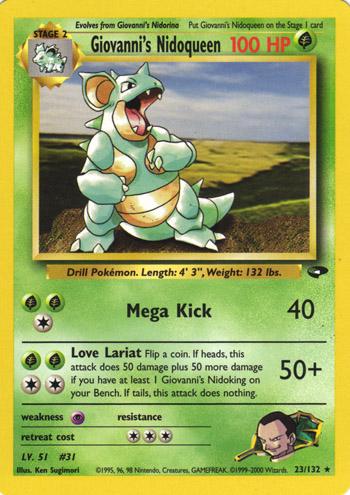 Pokemon: Giovanni’s Nidoqueen: #23 (Lightly Played)