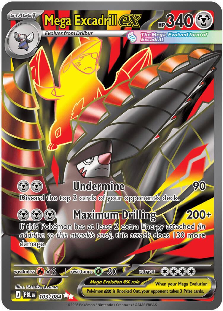 Pokemon: Mega Excadrill ex: #103