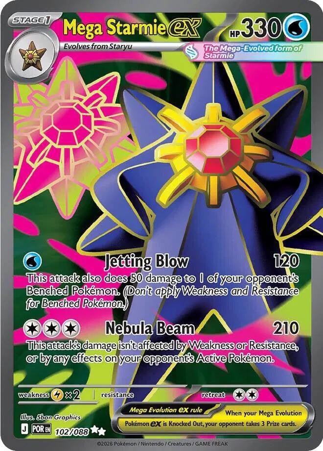 Pokemon: Mega Starmie ex: #102