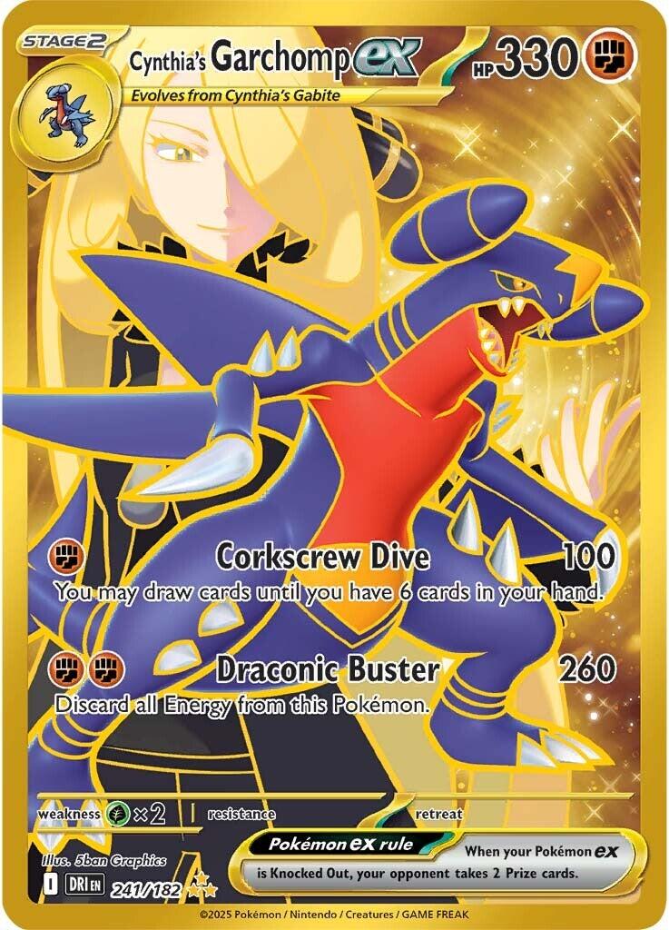 Pokemon: Cynthia’s Garchomp ex: #241