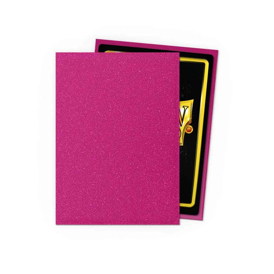 DRAGON SHIELD: MATTE SLEEVES: SPARKLES SERIES: PINK SAPPHIRE (100CT)