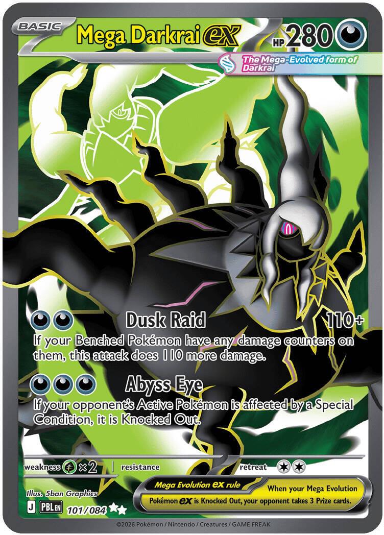 Pokemon: Mega Darkrai ex: #101