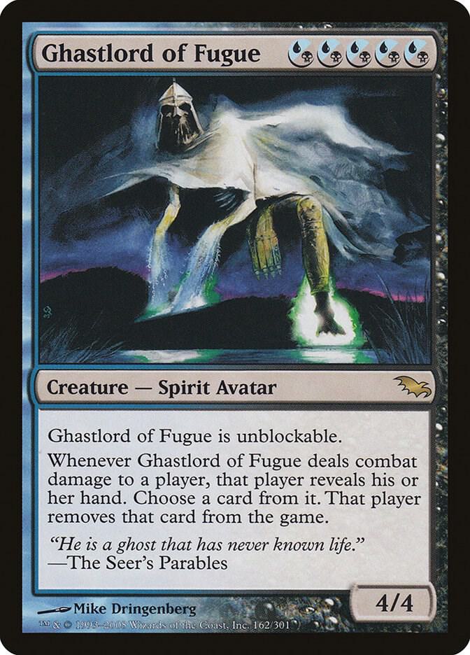MTG: Ghastlord of Fugue: #162 (Foil) (Lightly Played)