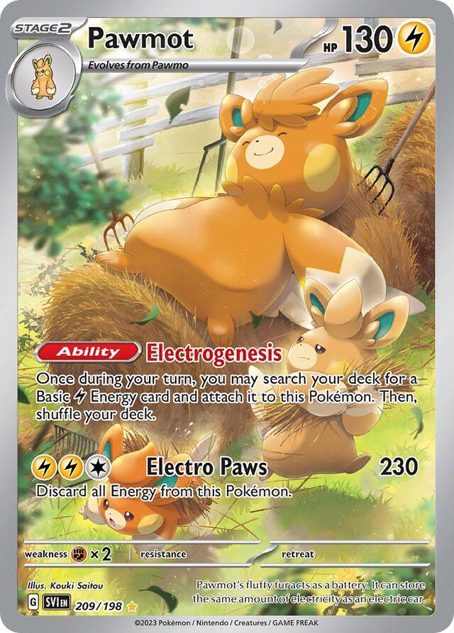 Pokemon: Pawmot: #209: (Heavily Played)