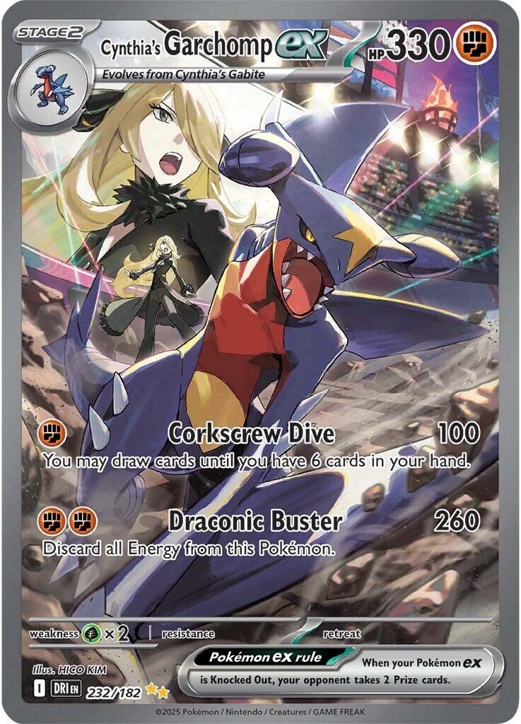 Pokemon: Cynthia’s Garchomp ex: #232